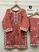 Vs 12088 D Designer Cord Suit With Beautiful Emboridery Work Pakistani Pret