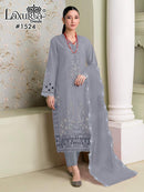Laxuria 1524 C Designer Tunic With Gorgeous Heavy Embroidery Work Pakistani Pret Kurti
