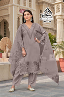 Al Qasr 139 B Designer Wear With Beautiful Heavy Embroidered Paired Pakistani Pret Kurti