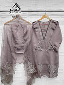 Al Qasr 139 B Designer Wear With Beautiful Heavy Embroidered Paired Pakistani Pret Kurti