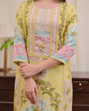 Mannat Designer 7778 Pakistani Flowers Bloom Beautifully Decorated With Digital Prints Suits Set