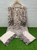 Laxuria Trendz 1529 Designer Stylish Tunic Classic Heavy Embroidery Luxury Pŕet Kurti