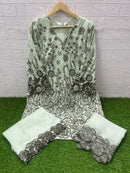 Laxuria Trendz 1529 B Designer Stylish Tunic Classic Heavy Embroidery Luxury Pŕet Kurti