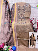 Saniya Trendz 25004 Pyor Cotton With Embroidered Work Pakistani Suits