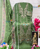 Saniya Trendz 7121 D Rayon With Chikankari Embroidered Worked Pakistani Suits