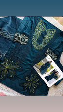 Saniya Trendz 1003 Cotton With Chikankari Embroidered Worked Pakistani Suits