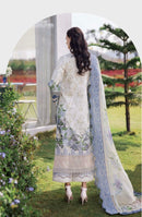 Hazzel 0309 Pure Cotton Printed And Embroidery Patches Pakistani Suits