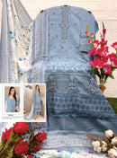 Johra Tex JT 160 Cambric Cotton With Heavy Embroidery Work Readymade Pakistani Suits