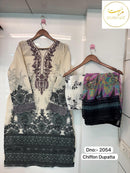 Mannat Clothing 2054 Lawn Cotton With Heavy Patch Work Readymade Pakistani Suits