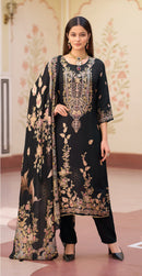 Shree Fab KT 137 A Pure Viscous Maslin Digital Print With Aari And Hand Work Readymade Pakistani Suits