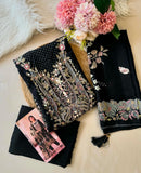 Shree Fab KT 137 A Pure Viscous Maslin Digital Print With Aari And Hand Work Readymade Pakistani Suits