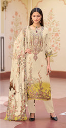 Shree Fab KT 137 B Pure Viscous Maslin Digital Print With Aari And Hand Work Readymade Pakistani Suits