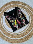 Sanskriti 8975 KAJAL PURE MUSLIN WITH SEQUENCE EMBROIDERY WORK