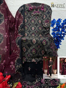 Hazzel 0114 Pure Cotton Print With Exclusive Embroidery Patches Work Pakistani Suits