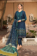 Taj Creations 450 Pure Cotton Print With Heavy Embroidery Work Pakistani Suits