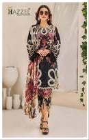 Hazzel M Print 0315 Pure Cotton Printed And Embroidery Patches Pakistani Suits