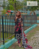 Hazzel M Print 0315 Pure Cotton Printed And Embroidery Patches Pakistani Suits