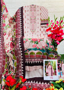 Taj Creations 596 Pure Cotton Print With Heavy Self Embroidery Work Pakistani Suits