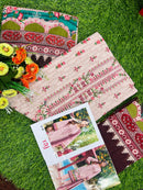 Taj Creations 596 Pure Cotton Print With Heavy Self Embroidery Work Pakistani Suits