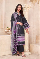 Taj Creations 593 Pure Cotton Print With Heavy Self Embroidery Work Pakistani Suits