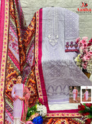 Aasha Designer 1052 B Pure Cotton Print With Exclusive Patch Embroidery Work Pakistani Suits