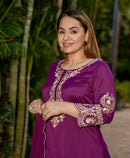 SSR 514 B Presenting New Designer Party Wear Look Top Sharara Embroidery Sequence Work Suit