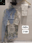 Sapphire Jazmin J 190 Readymade Lawn Suits With Heavy Multiple Patches Pakistani Suit