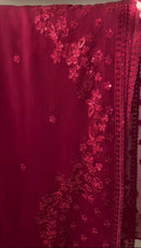 JF 002 Presenting New Designer Collection In Faux Georgette With Embroidery Sequence Work Suits