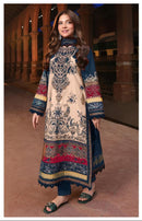 AL Zohaib AZ 1287 A Pure Cotton Print  With Heavy Embrodairy Patches Work Pakistani Suits