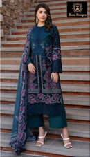 Ziaaz Designs Code 887 Cambric Cotton Shaded Heavy Embroidery Work Pakistani Suits