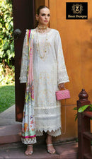 Ziaaz Designs Code 613 Rayon Semi Stitched Very Heavy Embroidery Work Pakistani Suits