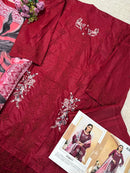 Johra Tex JT 177 Cambric Cotton With Heavy Embroidery Work Pakistani Suits