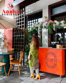 Aasha Designer 1169 Pure Cotton Print With Exclusive Patch Embroidery Work Pakistani Suits