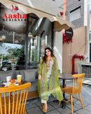 Aasha Designer 1169 Pure Cotton Print With Exclusive Patch Embroidery Work Pakistani Suits