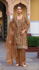 Shree Fabs K 5229 C Organza With Heavy Embroidery With Hand Khatli Pakistani Suits