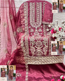 Shree Fabs K 5229 A Organza With Heavy Embroidery With Hand Khatli Pakistani Suits