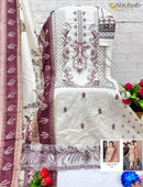 Al Zohaib Az 1180 A Pure Cotton Print With Heavy Embrodairy Patches Work Pakistani Suits