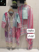 Sapphire Jazmin Vol 197 B Readymade Lawn Suits With Heavy Multiple Patches Pakistani Pret