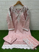 Laxuria Trendz 1515 B Vichitra Luxury Pŕet Collection Embroidery With Handwork Kurti