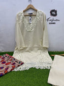 Vs Fashion 12085 Designer Stylish Heavy Embroidered Tunic Enhance Kurti