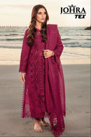 Johra Tex JT 174 Cambric Cotton With Heavy Embroidery Work Pakistani Suits