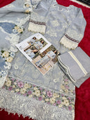 Ziaaz Designs Code 899 B Cambric Cotton Very Heavy Embroidery Work Pakistani Suits