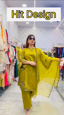 Astha AC 7049 Premium Designer Readymade Top Pant Dupatta Collection