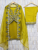 Astha AC 7049 Premium Designer Readymade Top Pant Dupatta Collection