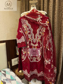 Maria.b 1008 D Self Embroidery Cotton Readymade Pakistani Suits
