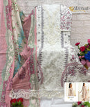 AL Zohaib 1296 Pure Cotton Print With Heavy Embrodairy Patches Work Pakistani Suits