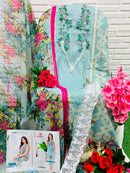 Aasha Designer 1032 Pure Cotton Print With Heavy Embroidery Exclusive Patch Work Pakistani Suits