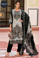 Mehboob Tex 1613 Pure Viscose Maslin Digital Print With Aari Handwork Pakistani Suits