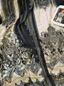 Mehboob Tex 1613 Pure Viscose Maslin Digital Print With Aari Handwork Pakistani Suits