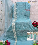 AL Zohaib Az 1224 B Pure Cotton With Emboridery Work Pakistani Suits